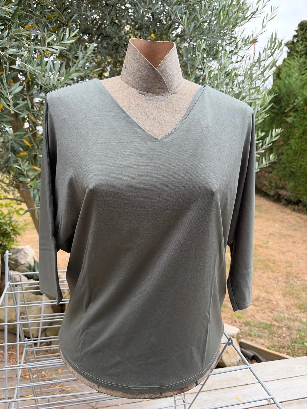 Blouse kaki